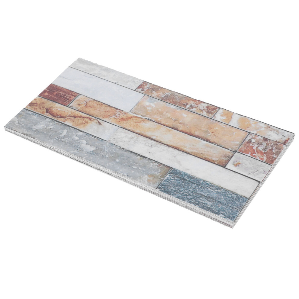 12Pcs Pvc Tile Sticker Waterproof Self Adhesive Bathroom Kitchen Living Room Decor Floor Decal(Kit047 ) 9481323234852