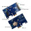 Dualband-WiFi-PCI-Express-Adapter mit SIM-Kartenhalter, Mini PCI-E auf PCI-E 1X 9