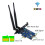 Dualband-WiFi-PCI-Express-Adapter mit SIM-Kartenhalter, Mini PCI-E auf PCI-E 1X 6