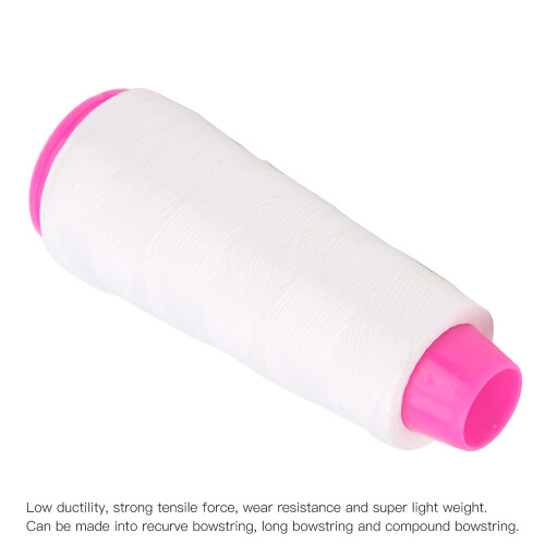 110m Bowstring Archery Bowstring Making Rope Thread Line Cord Curve Compound BowstringWhite 2