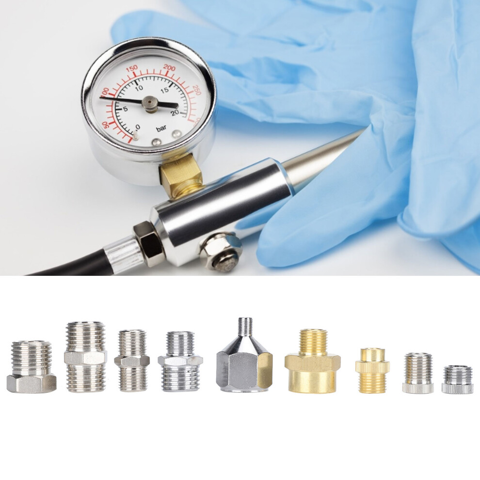 9Pcs Airbrush Connector Set For Air Compressor Spray Gun Adapter Accessories A1-A9 5081323238849