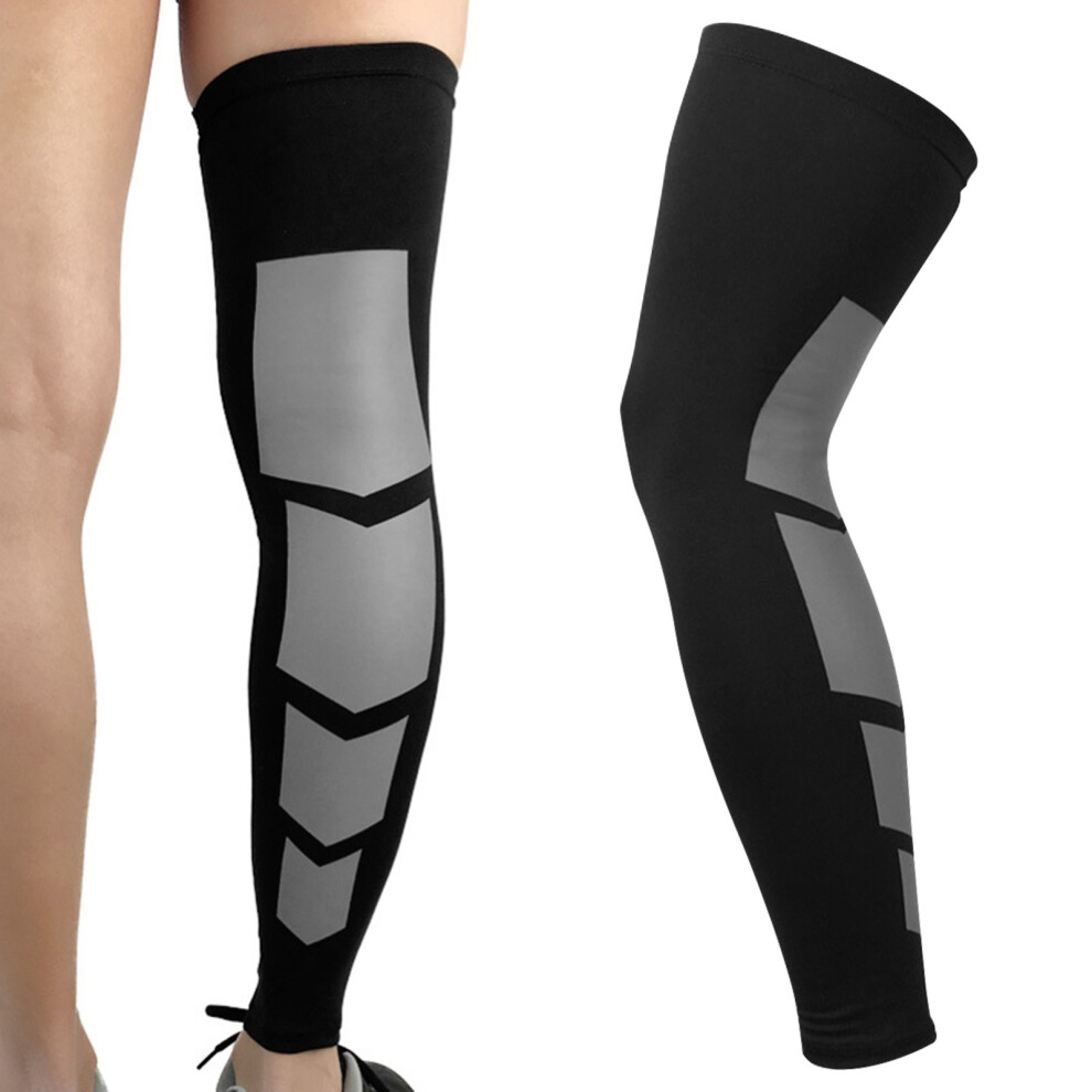 Basketball Legguard Lengthen Calf Guard Sports Kneepad Outdoor Running Protective Gearl 8091323239293