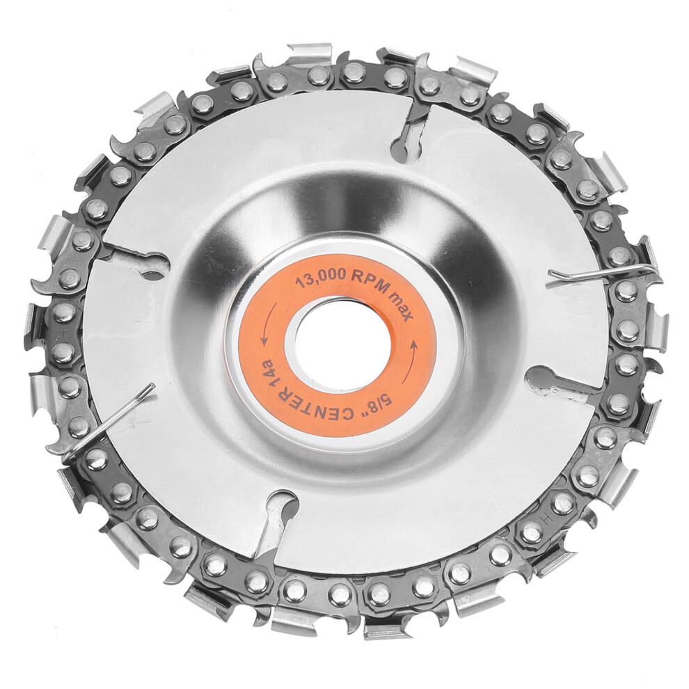 5/8In Grinder Wood Carving Disc Slot Cutting Sawing Blade Woodworking Tool Chain Plate 9331323239817