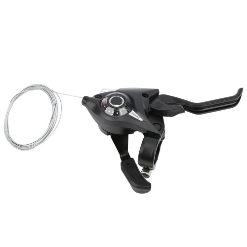1Pair 3x7 21 Speed Bicycle Brake and Shifter Levers Combination Set with Gear Shift Cable 2
