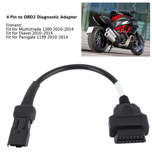 4-poliger auf OBD2-Diagnoseadapter für Ducati Panigale & Multistrada 2