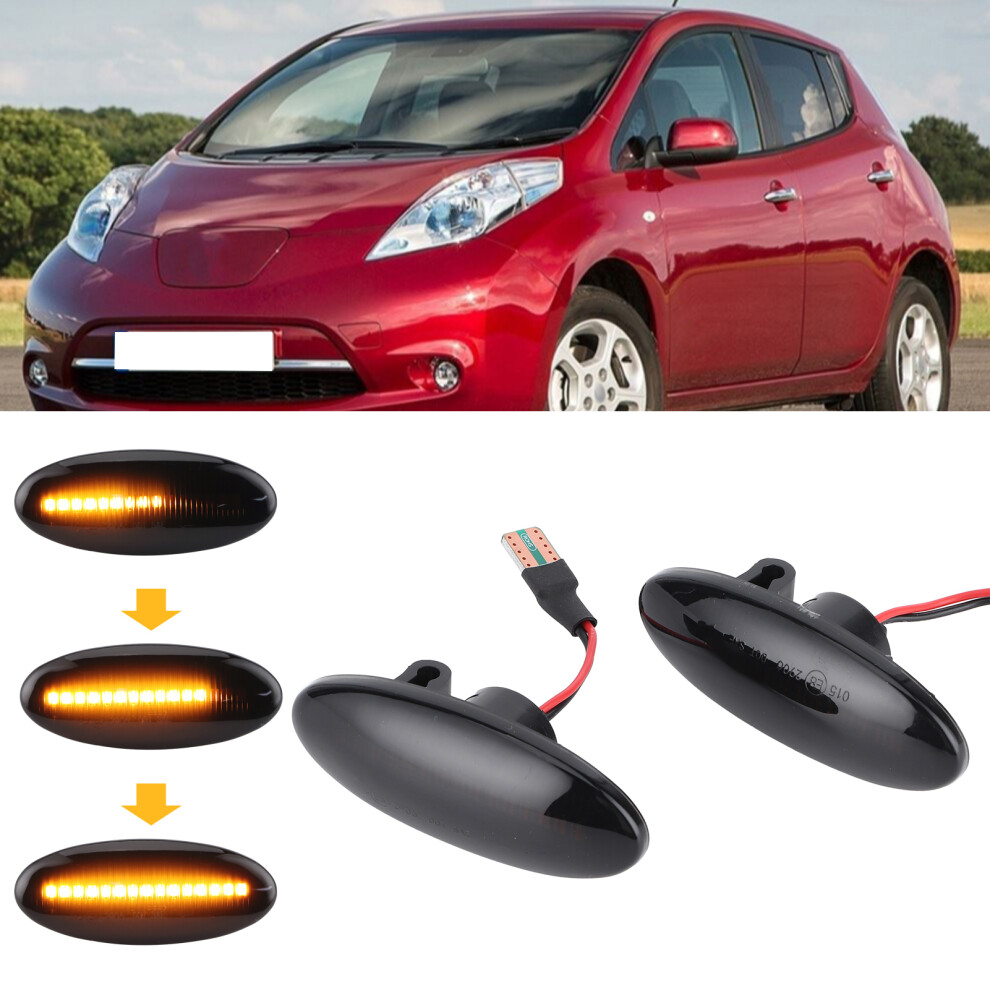 2Pcs Car Side Marker Smoky Color 26160Â89900 26160Â8990A For Nissan Juke F15 Note E11 Light 6931323244229