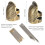 Sewing Tools Kit Double Hole Needle Hand Working Metal Long Nail Thimble Combination 5