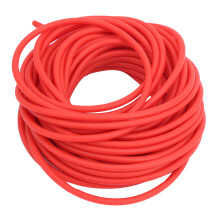 Rotes Latex-Schlauch-Gummiband für Katapulte, 10 m, 1,6 mm-3,2 mm