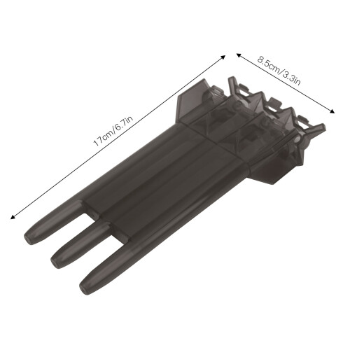 Schwarzes Dartcase mit 3 Hüllen, langlebiges ABS-Material, kompakt und leicht 1