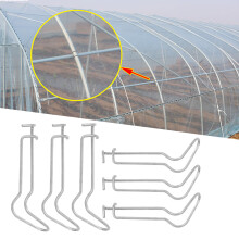 30 Stück Edelstahl Pflanzenstützklammern für Gewächshaus support, passend für 11 mm Durchmesser