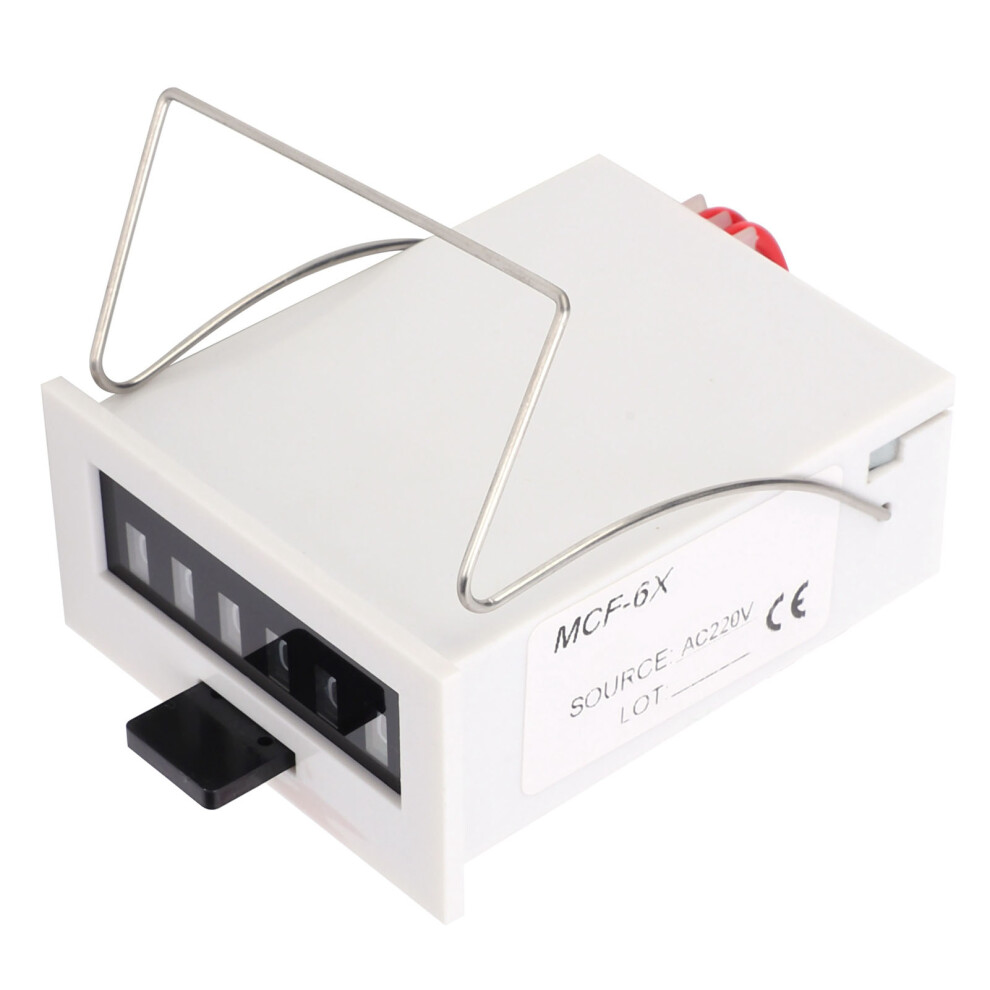 Electromagnetic Pulse Counter 6ÂDigit Modules Abs Material Mcfâ6X 0Â999999 1.5W Ac220v 7891323245741