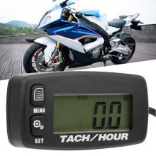LCD-Hintergrundbeleuchteter Drehzahlmesser für 2- und 4-Takt-Motoren, 0-20.000 U/min, 67,1 x 35 x 17,6 mm