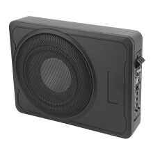 Car Subwoofer Slim Amplifier Bass Enclosure Speaker Under Seat Audio Device 10in 12V 800W