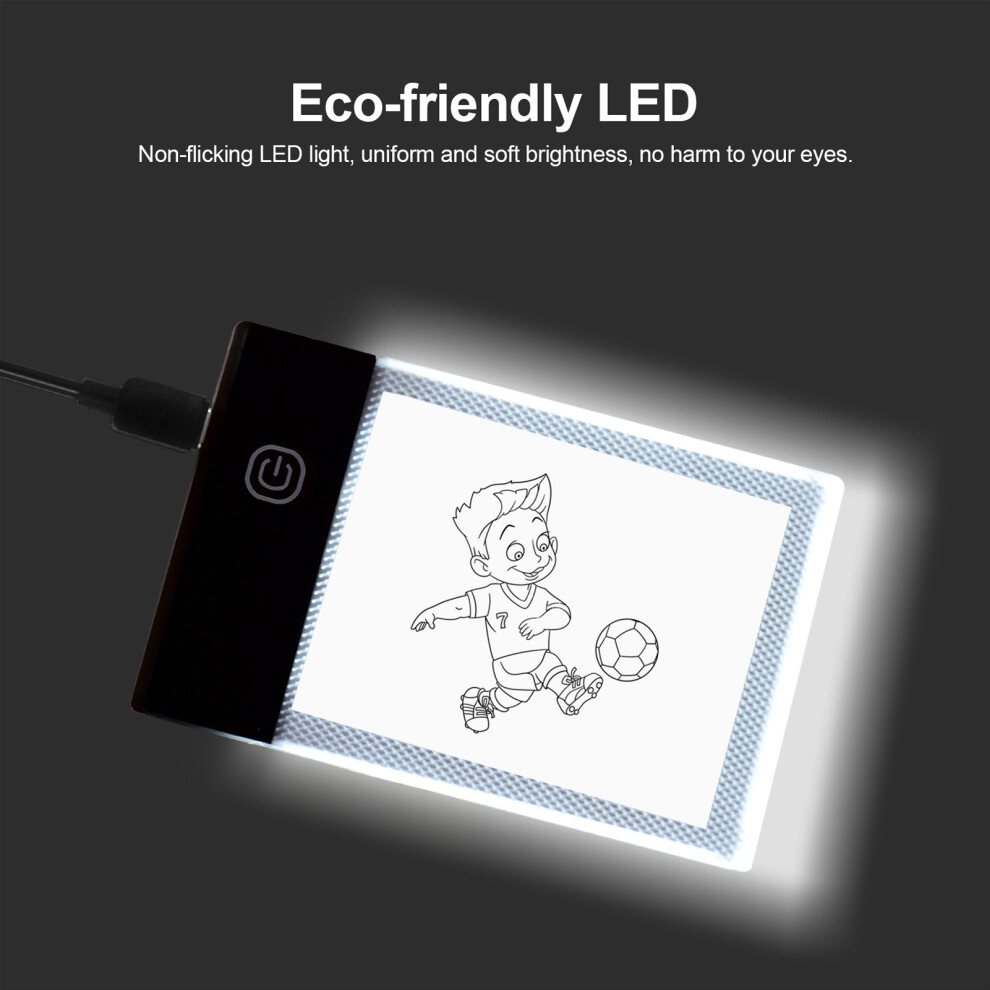 Super Mini LED Light Pad Ultra-thin Light Box USB Powered Dimmable Brightness Artcraft Tracer for Children Students Adults Drawing Tracing-image-OPC-PHW5QMX-NEW