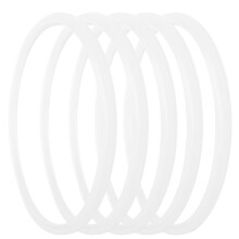 5pcs Pressure Cooker Sealing Ring Clear Universal Stainless Steel Pressure Cooker Gaskets O Ring22cm