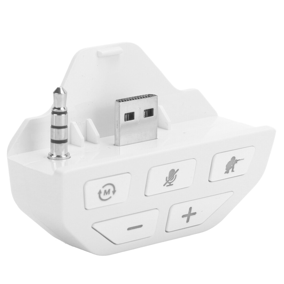 Headset Adapter Controller Audio Adapter Headphone Converter For Xbox One Wireless Gamepadwhite 4061323257409