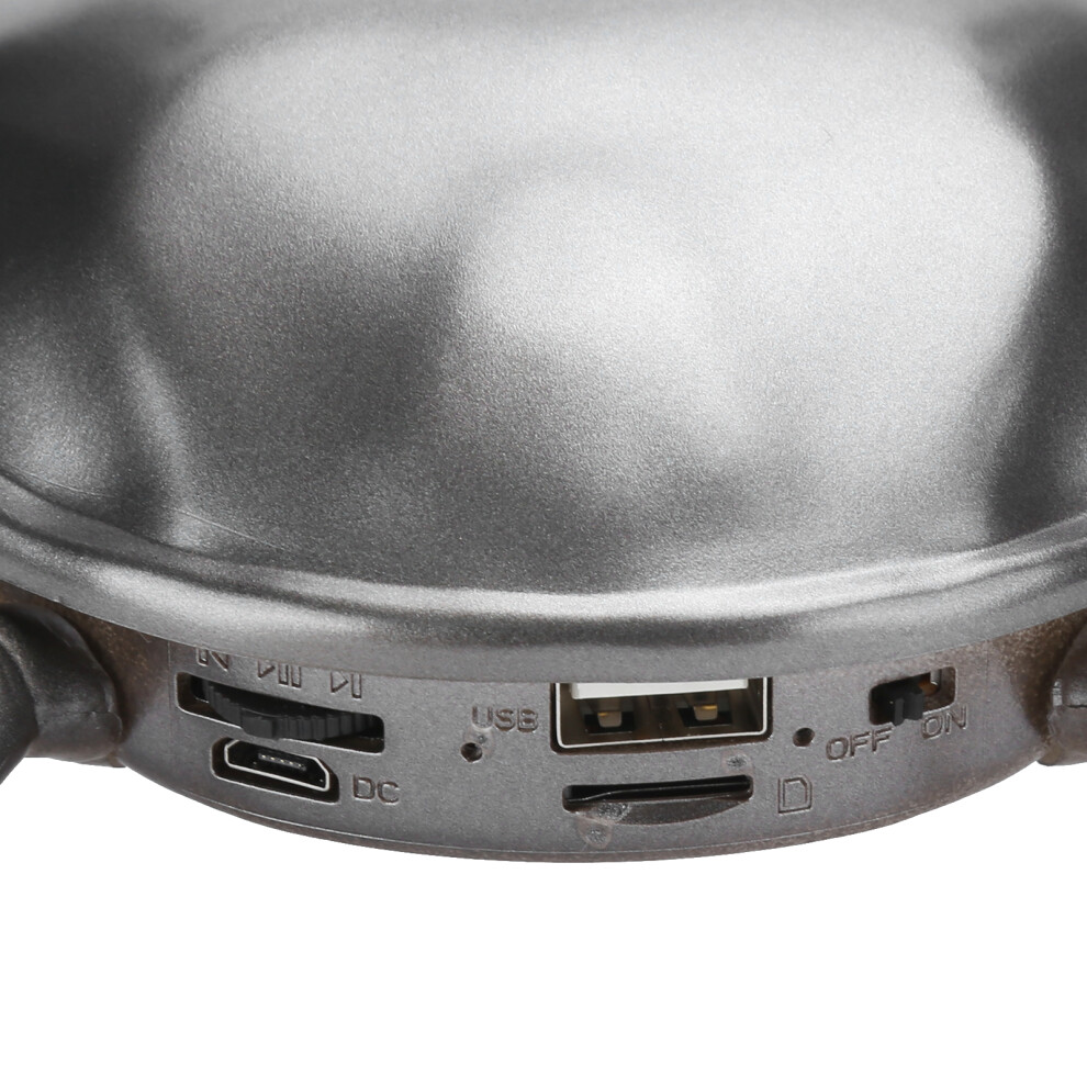 2 In 1 Mobile Phone Stand Bluetooth Speaker Crab Shape Bracket 360 Degree Surround Speaker( ) Gray 4261323259094