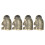 Brass Sewing Fingertip Thimble Adjustable AntiSlip Finger Protector for Thumb Index Finger(016 ( M ) ) 2