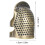 Brass Sewing Fingertip Thimble Adjustable AntiSlip Finger Protector for Thumb Index Finger(016 ( M ) ) 4