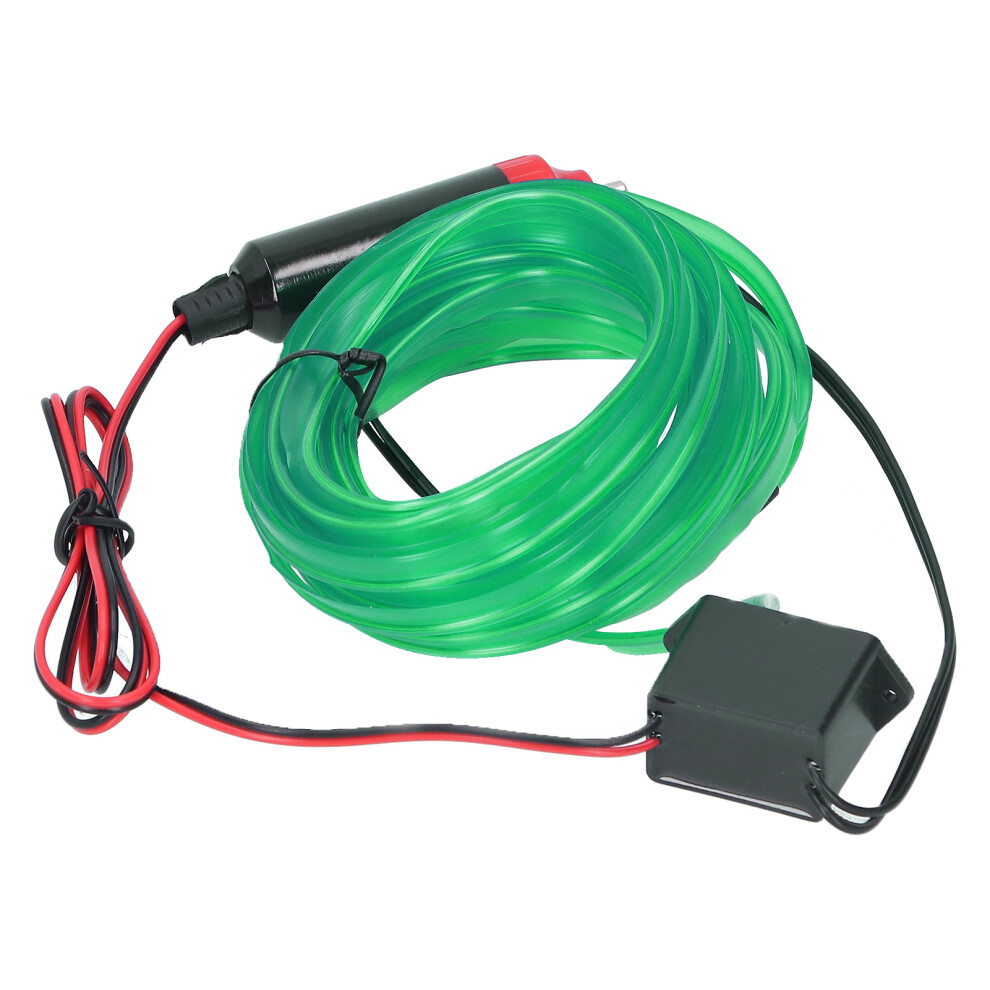 5M/16.4Ft Auto Led Strip Cigarette Er Drive Luminous Ambient Car Interior Dc 12Vgreen Light 4611323262233