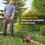 24V Cordless Electric Strimmer Grass Trimmer Weed Cutter Garden 2