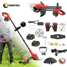 24V Cordless Electric Strimmer Grass Trimmer Weed Cutter Garden
