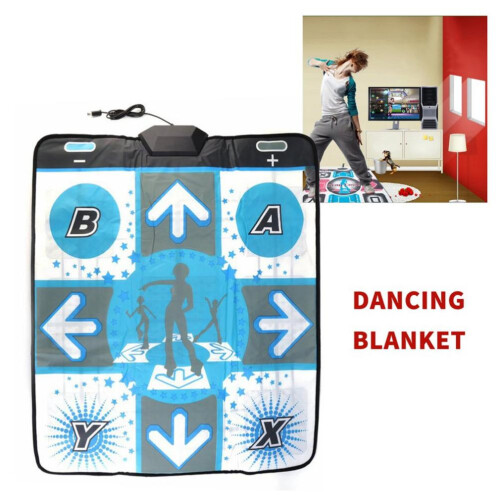 Dance Mat Non Slip Dancing Step Dance Mat Pad Dancer Blanket for WII Console
