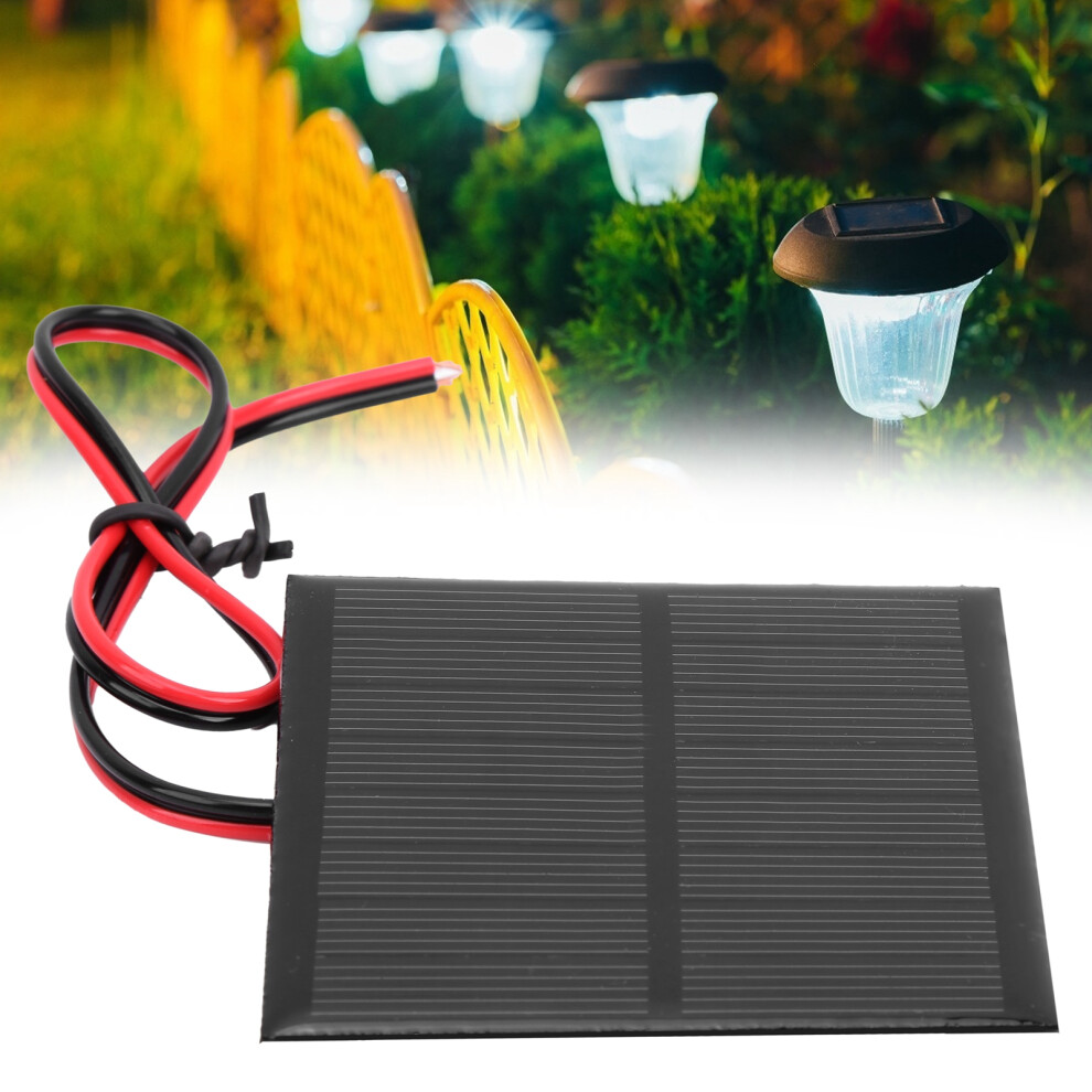 5Pcs Small Solar Battery Panel Polysilicon Epoxy Battery Module With 30Cm Cable Dc 4V 160Ma 8461323267259