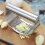 Manual Garlic Press Masher Crusher Squeezer with Brush Peeler Kit Kitchen Gadget Set 8