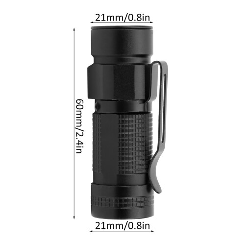 Portable Mini Pocket LED USB Flashlight Waterproof White Light Ultra Small Torch 2