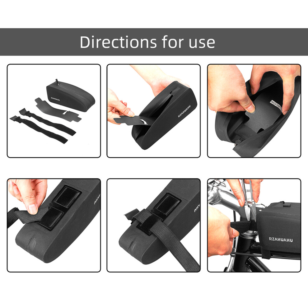 Waterproof Cycle Bike Bicycle Top Front Tube Bag Frame Bag MTB Bicycle Pannier Bike Tool Storage Bag Case