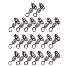 20pcs Copper Enhanced Version European Type Swivel Hook Gear Connector Fishing EquipmentS