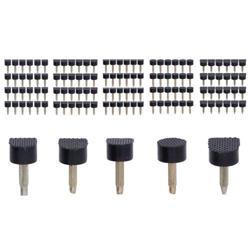 120Pcs High Heel Tip Caps TPU Polyurethane Iron Shoes Repairing Replacement Kits 1