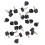 120Pcs High Heel Tip Caps TPU Polyurethane Iron Shoes Repairing Replacement Kits 8