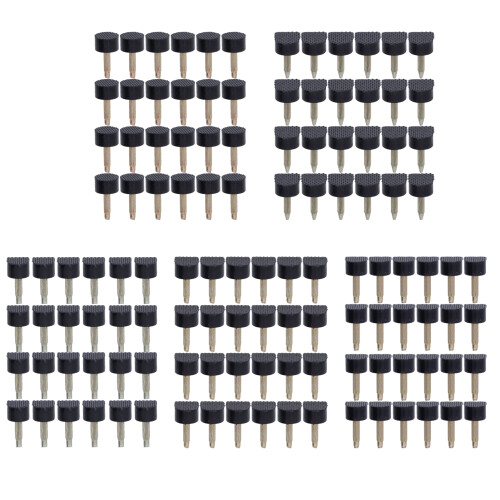 120Pcs High Heel Tip Caps TPU Polyurethane Iron Shoes Repairing Replacement Kits