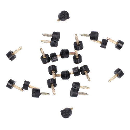 120Pcs High Heel Tip Caps TPU Polyurethane Iron Shoes Repairing Replacement Kits 2