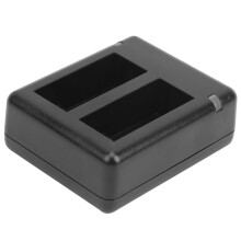 Dual-Port-Kamerabatterieladegerät für GoPro 9, Schwarz, 50 g