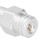 CO2-Flaschenkupplung Schnellverschlussadapter Messing Silber 60mm 5