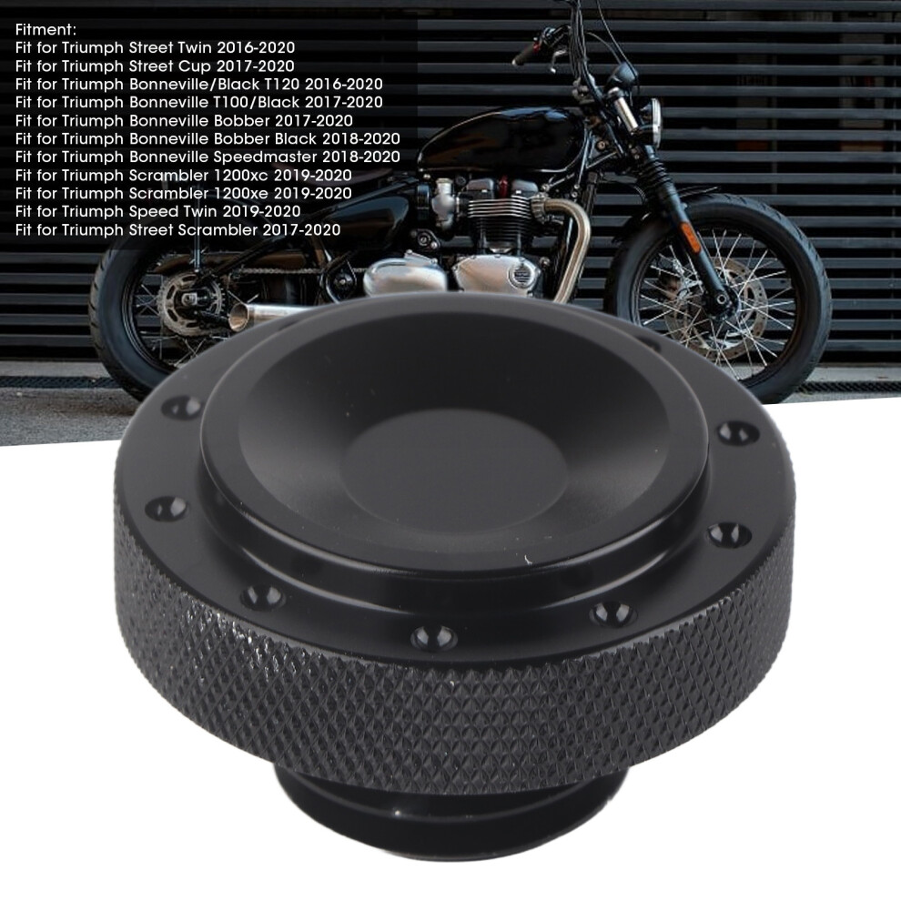 Aluminum Alloy Engine Oil Filler Cap Screw Plug Cover Fit For Scrambler Street Cup Noir 7901323283701