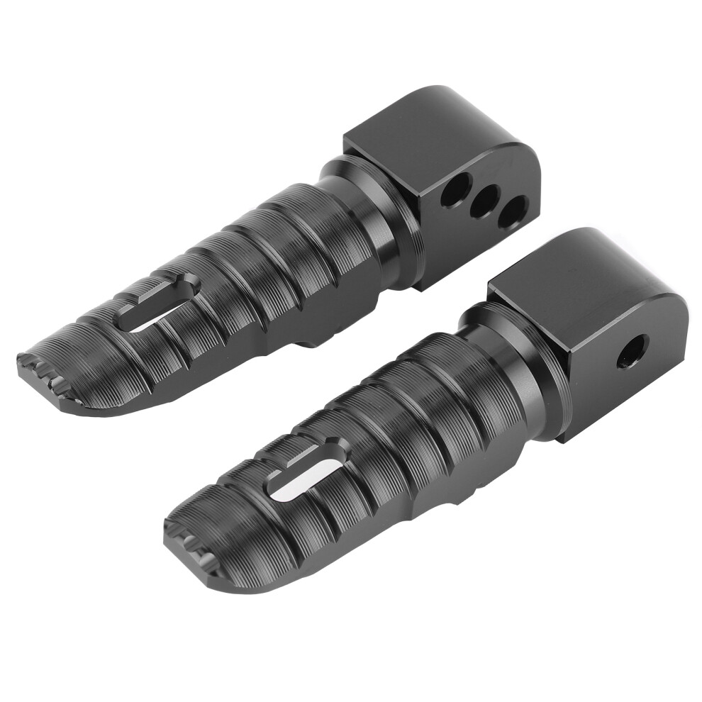 Pair Of Rear Foot Pegs Aluminum Alloy Modified Pedals Fit For Kawasaki Ninja 250 Z800 Z650 Z900 Z1000sxblack 5071323283734
