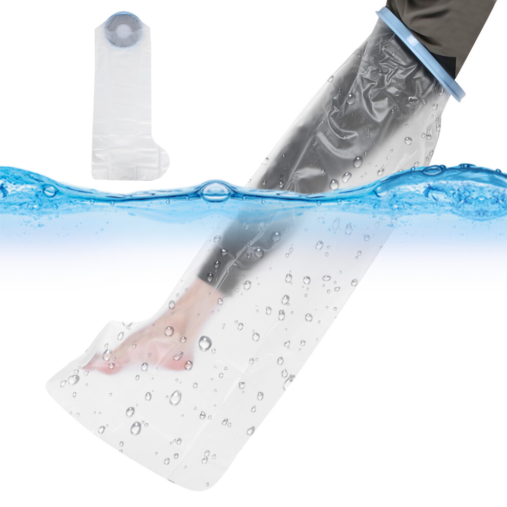 Adult Waterproof Leg Cast Cover Wound Fracture Bandage Dressing Protector for Shower 106cm