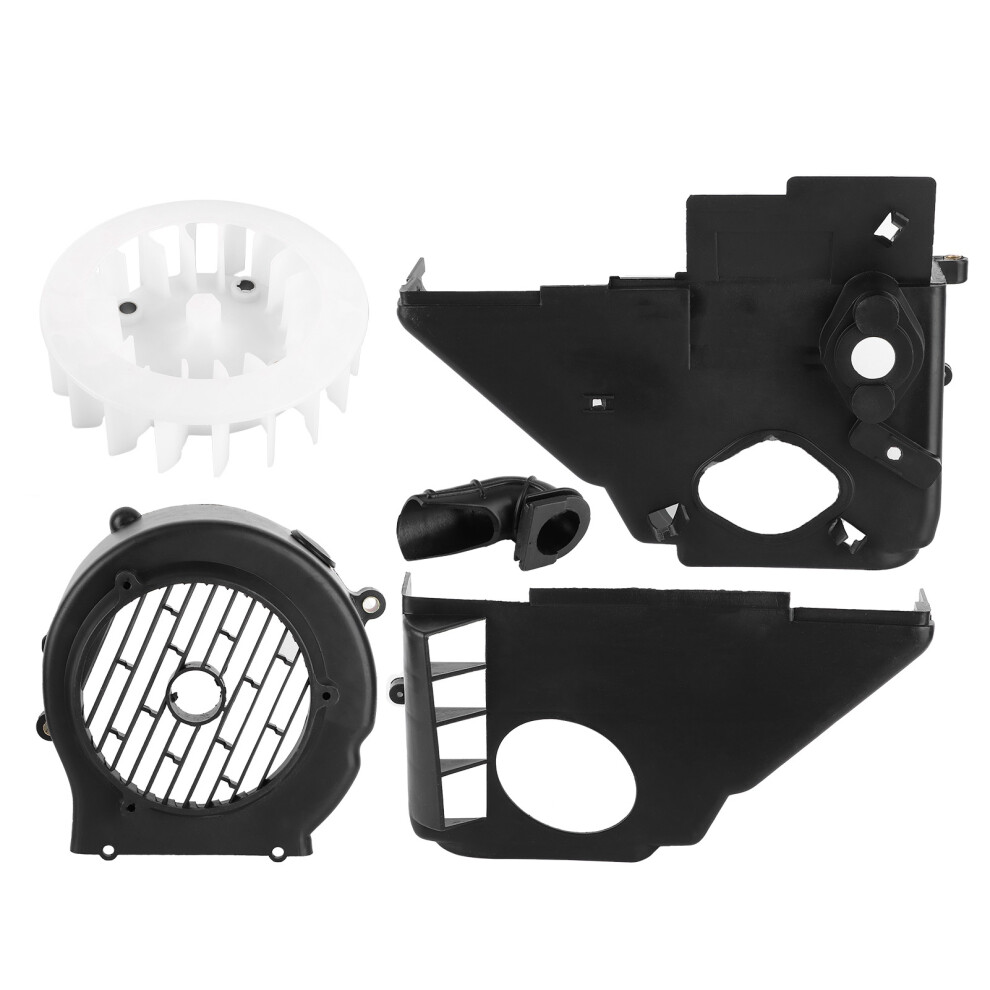 Engine Fan Cover Air Shroud Cooling Assembly Fit For Gy6 125/150Cc Atv Go Kart Buggys And Scooter 7691323291539