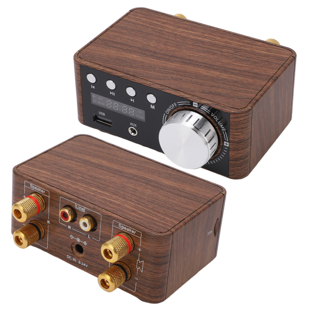 Digital Audio Amplifier Small Memory Card Player Hifi Stereo Amp Usb Bluetooth 5.0 50W X 2 4101323292113