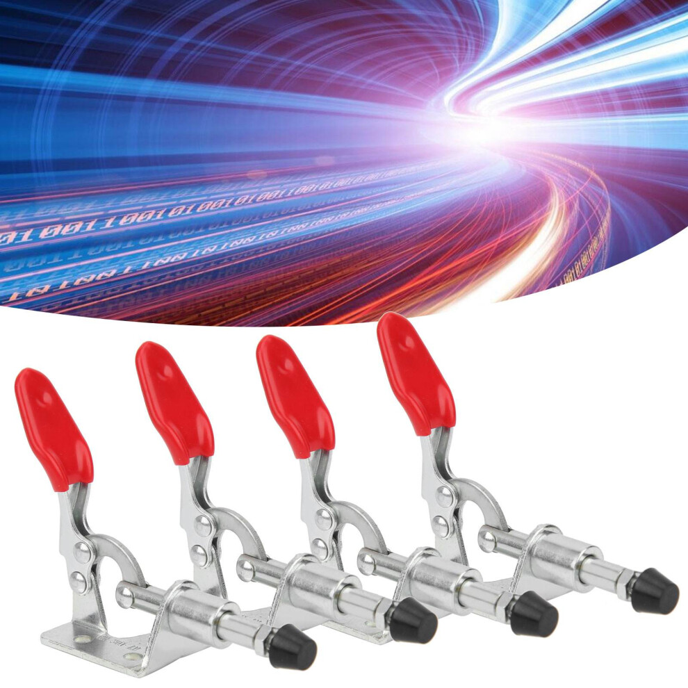 4Pcs Toggle Clamp Fixed Lock Load 45Kg PushâPull Quick Release Hand Tool Ghâ301Am 9371323292122