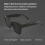 Smart Wireless Bluetooth 5.0 Brillengläser Headset Schwarz 140mAh, 8Ω Lautsprecher 5