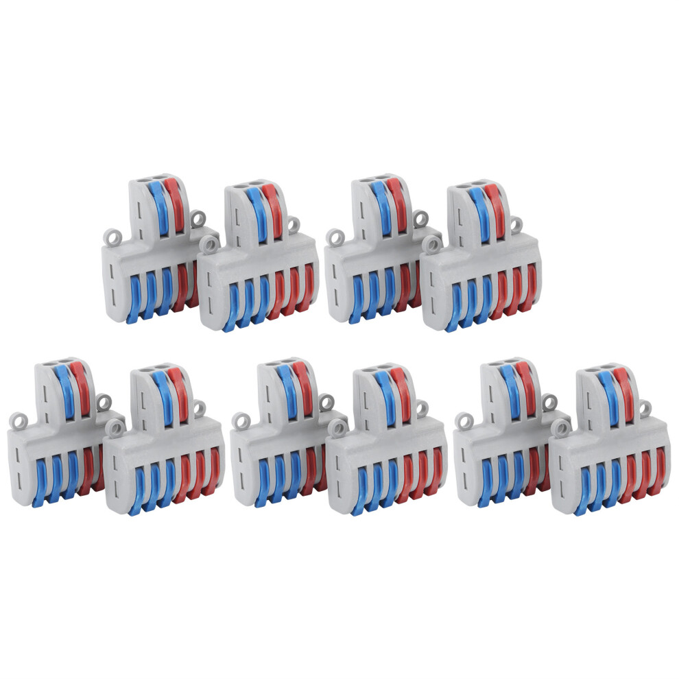 10Pcs Compact Wire Connectors Lever Nut Terminal Block Spl Quick Connect Equipmentspl-62 4311323293380