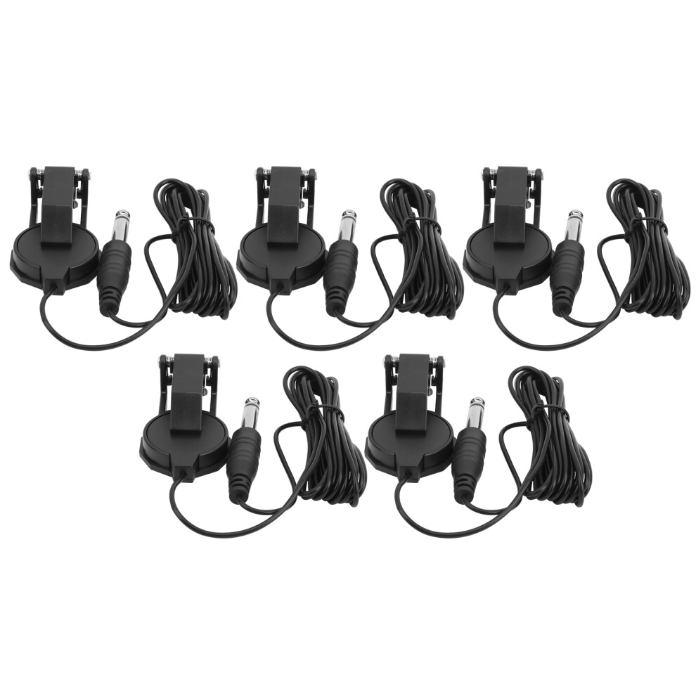 5Pcs Clipon Pickup Ukulele Guitar Violin Cello Contact Musical Instrument Supplies Jd-01 4191323295191