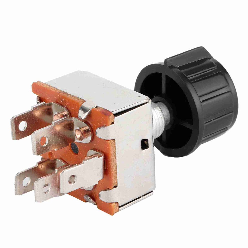 Universal Ac Blower Switch 3 Speed Air Conditioning Volume Control Rotating W/ Plastic Knob 9461323295534