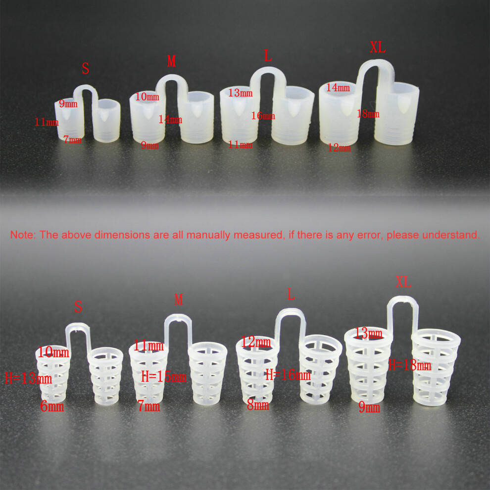 8PCS Anti-Snore Nasal Dilators Set Anti Snoring Solution Devices Stop Snoring Sleep Aid to Ease Nighttime Breathing for Men Women