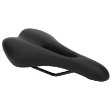 Dicker Hohlraum-Sattel für Fahrräder für den Außenbereich, Schwarz